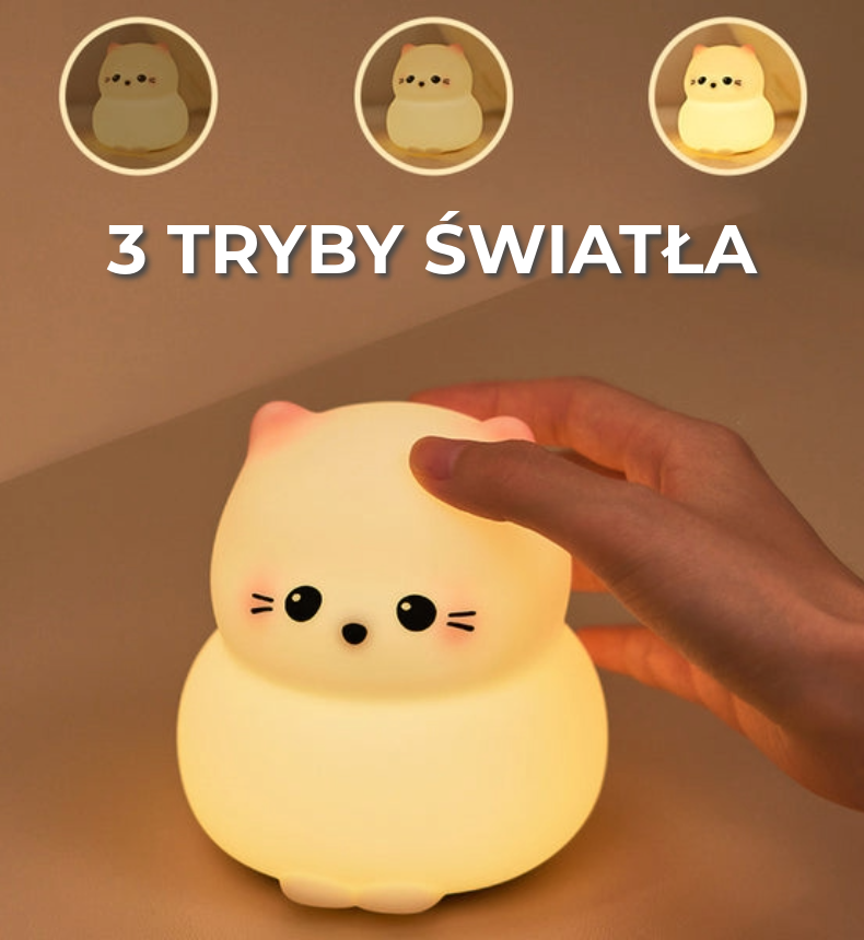 Słodka Lampa Nocna ze Zwierzętami