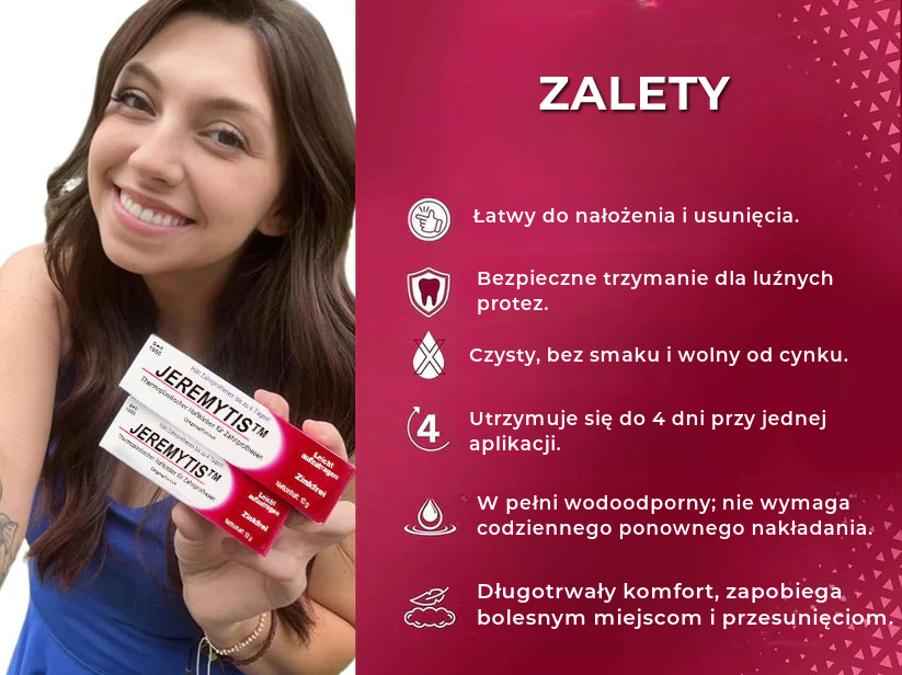 Profesjonalna pasta do protez