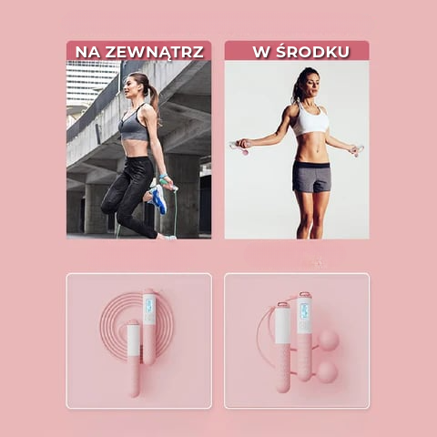 Wielofunkcyjna skakanka 2-w-1