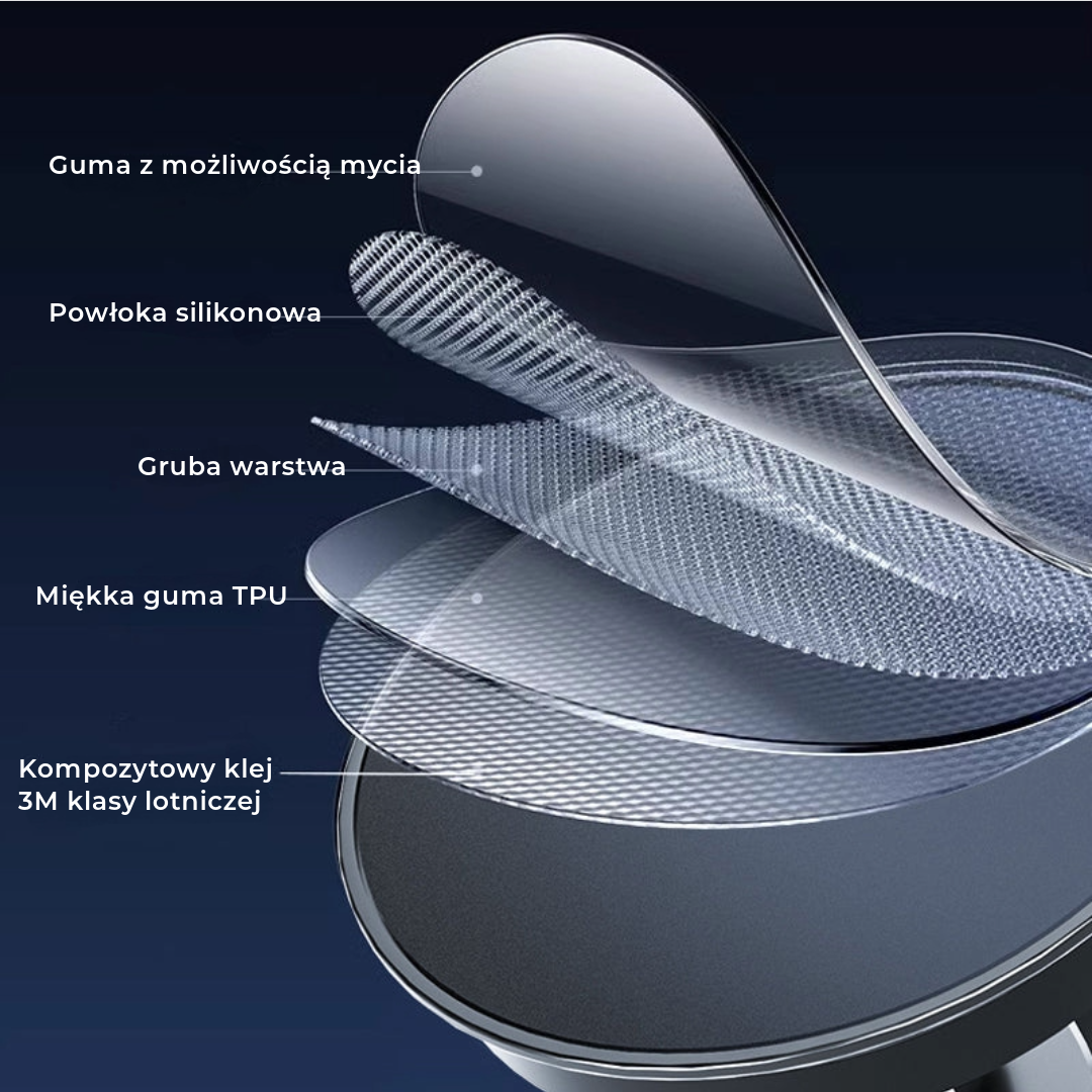 Luksusowy uchwyt na telefon z logo samochodu