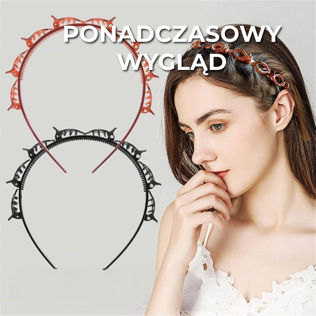 Podwójna warstwowa opaska do włosów