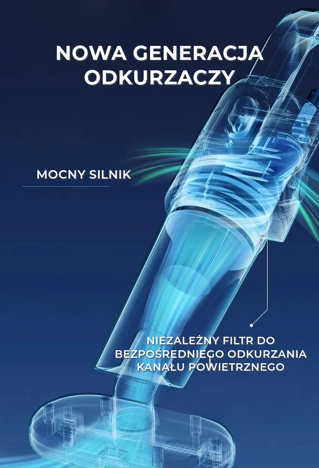 Wielofunkcyjny odkurzacz UV