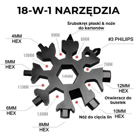 Płatek™ 18-w-1 Wielofunkcyjne Narzędzie