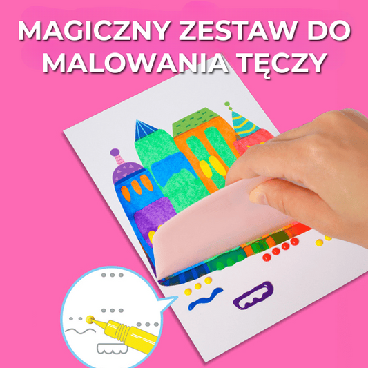 Magiczny zestaw do malowania tęczy | 35 Sztuk