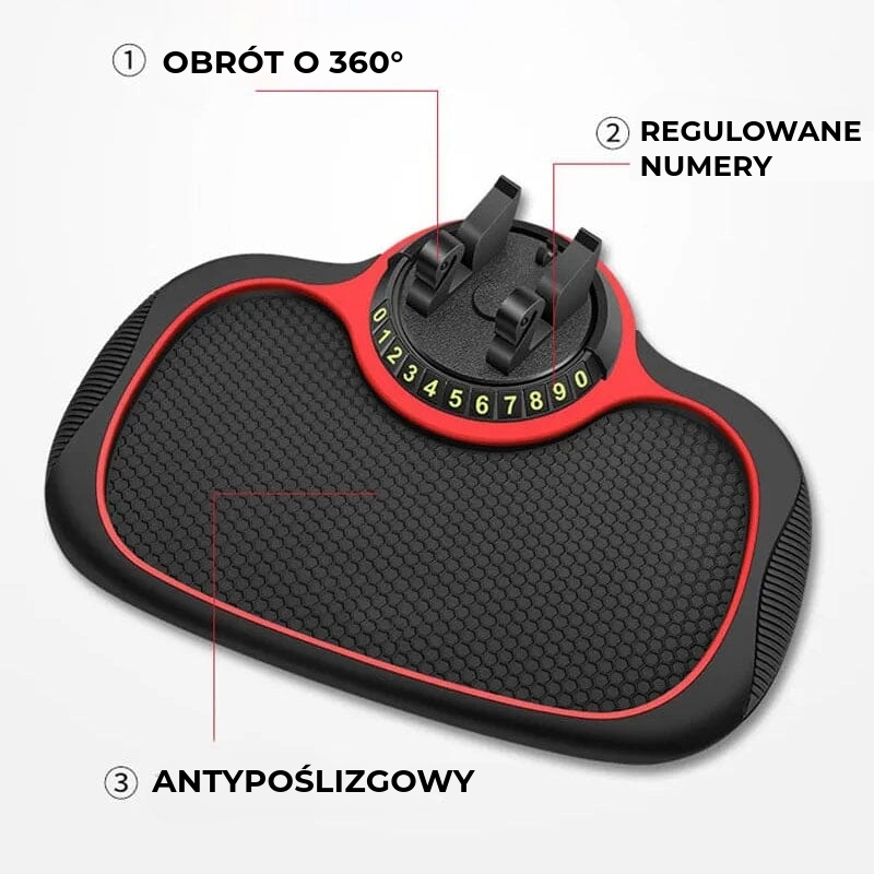 Wielofunkcyjny uchwyt na telefon z antypoślizgową powierzchnią