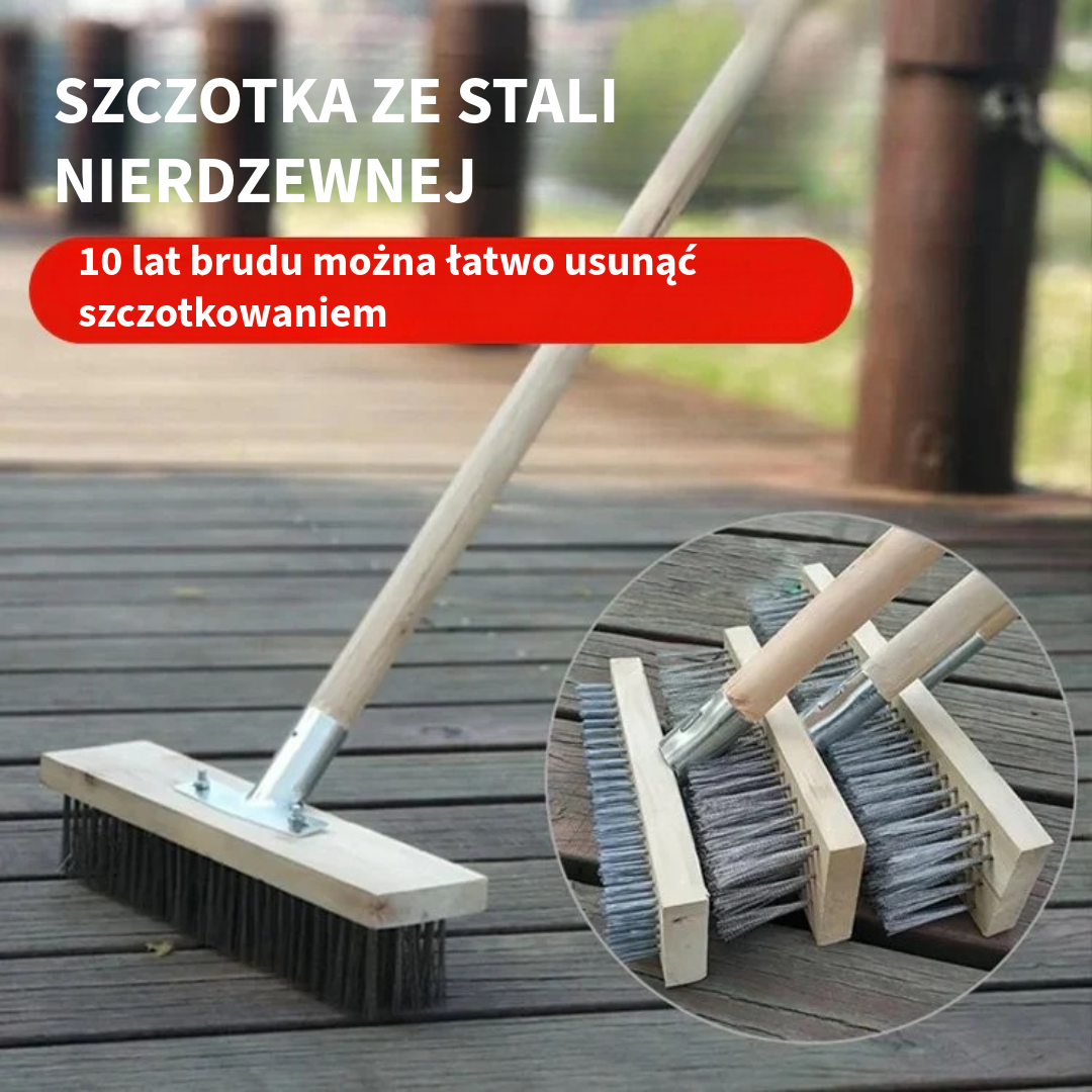 Szczotka do czyszczenia drutu ze stali nierdzewnej