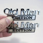 Emblemat Samochodowy Old Man Edition