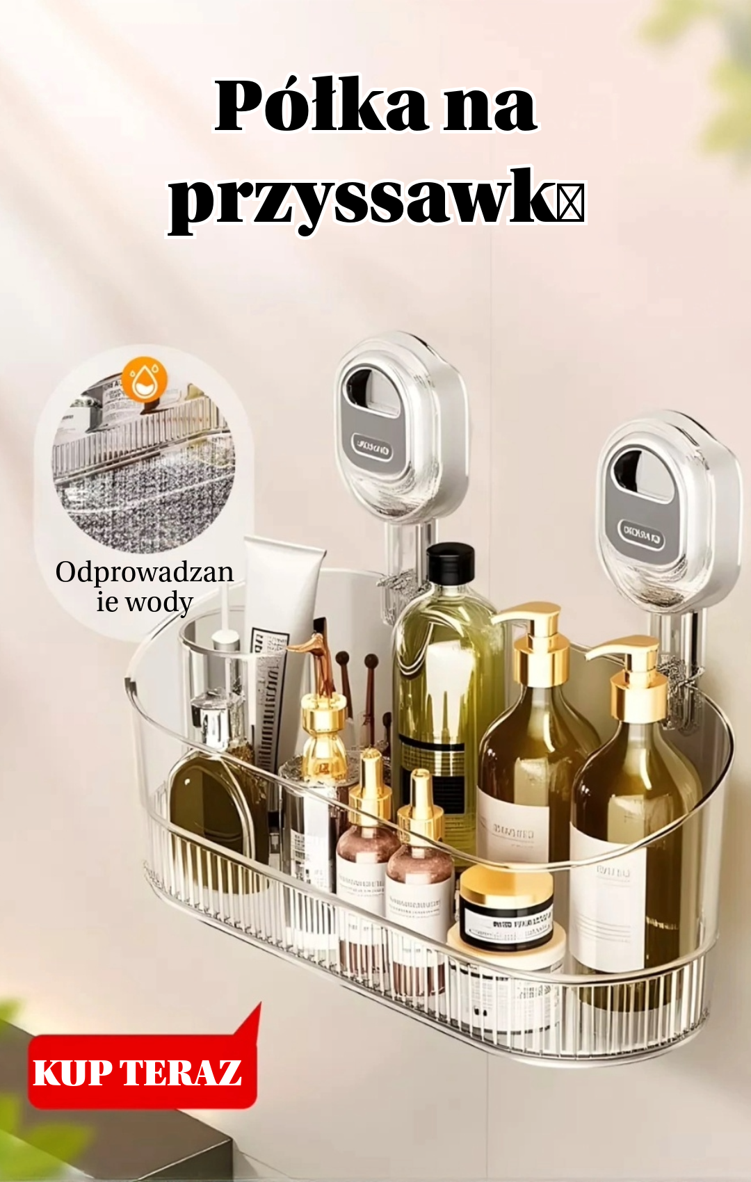 Półka na przyssawkę