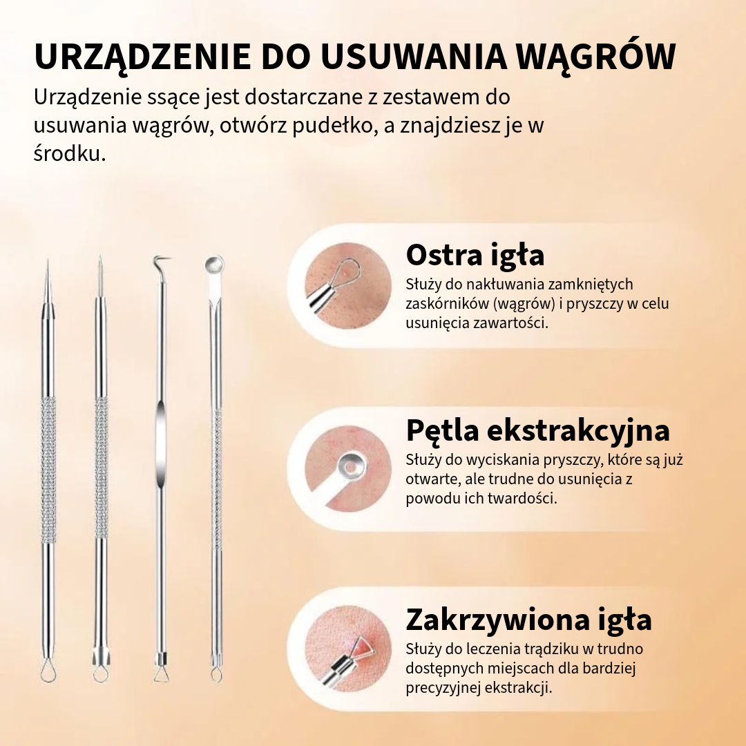 Profesjonalny usuwacz wągrów