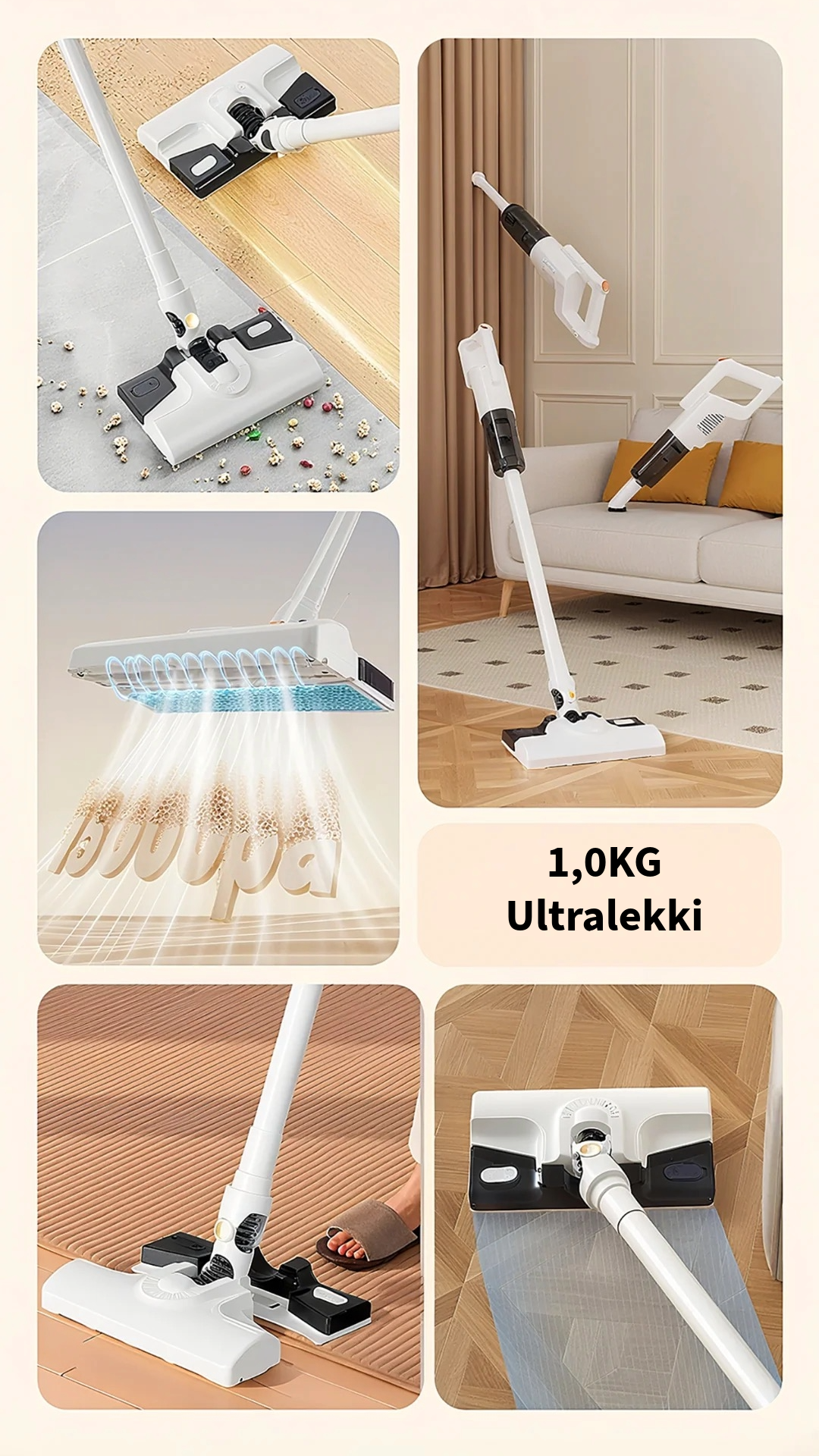 3-w-1 Inteligentny Odkurzacz
