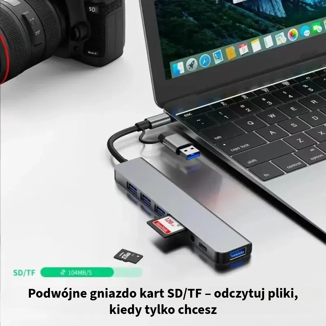 Hub USB 8-w-2