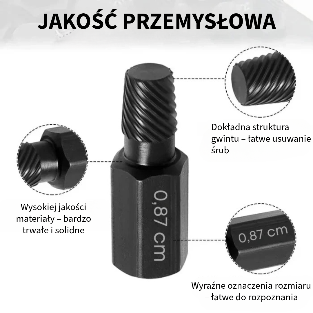 Zestaw do usuwania śrub - Ultimate