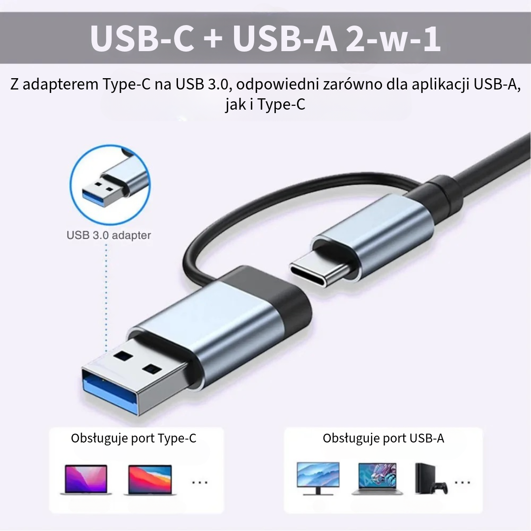 Hub USB 8-w-2
