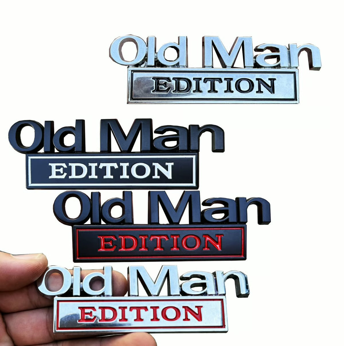 Emblemat Samochodowy Old Man Edition