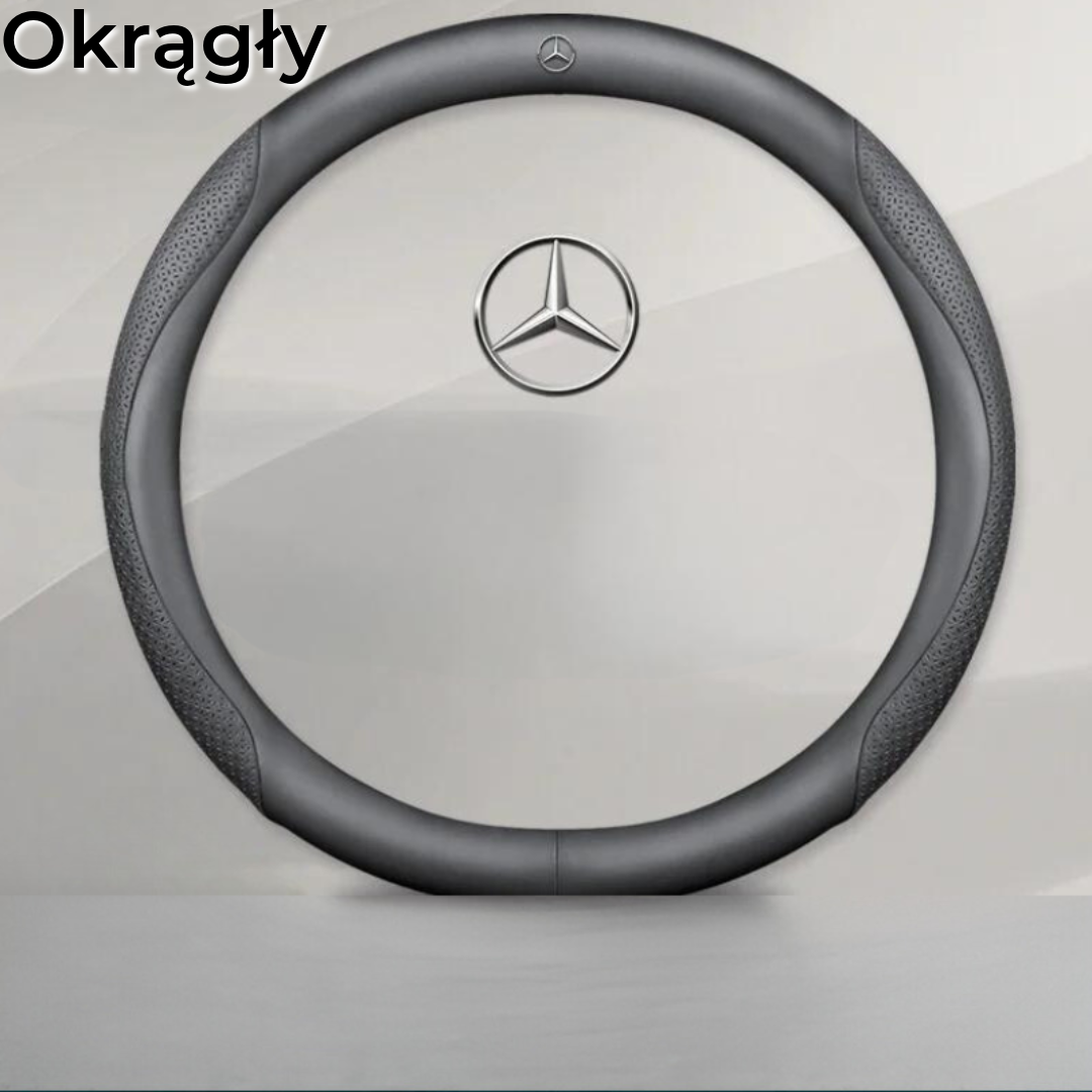 Luksusowa Skórzana Osłona Kierownicy