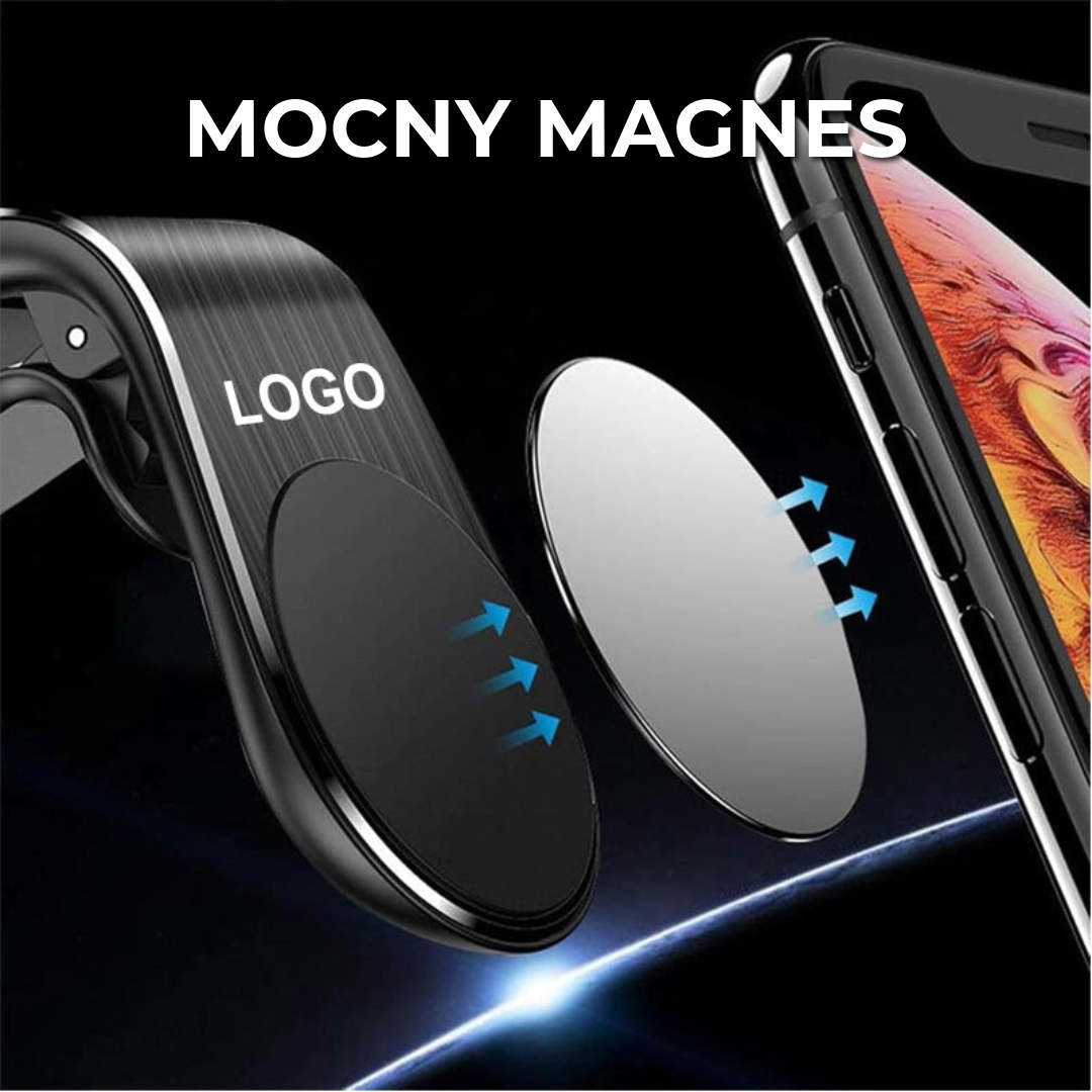 Magnetyczny Uchwyt Samochodowy na Telefon z Logo