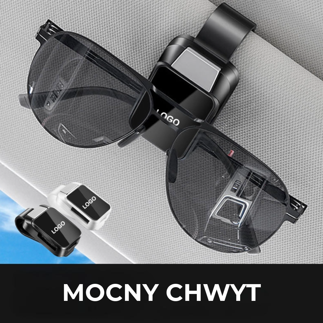 Luksusowy Klips na Okulary Przeciwsłoneczne