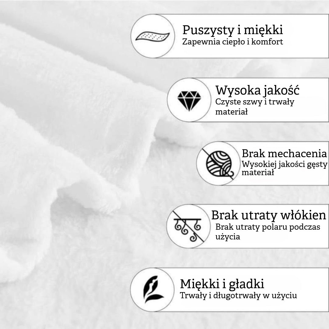 Miękki Koc z Polaru w Motywie Horroru