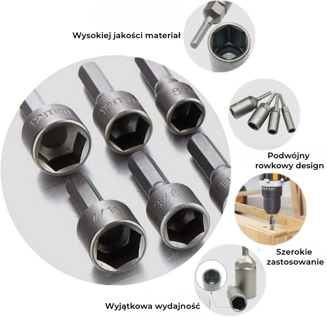 PowerNut™ | 14-Częściowy Zestaw