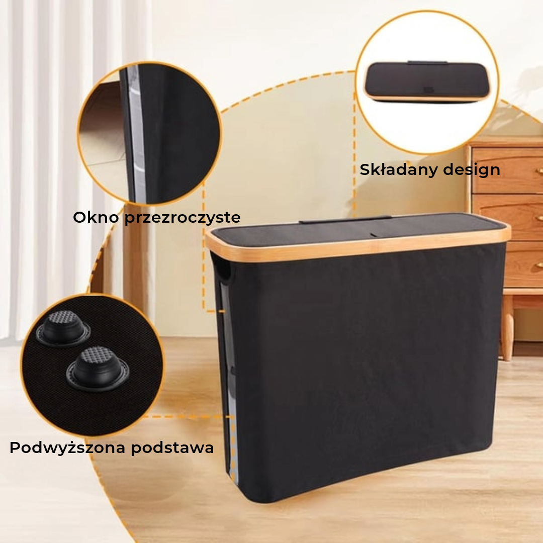 Składana Skrzynia Bambusowa