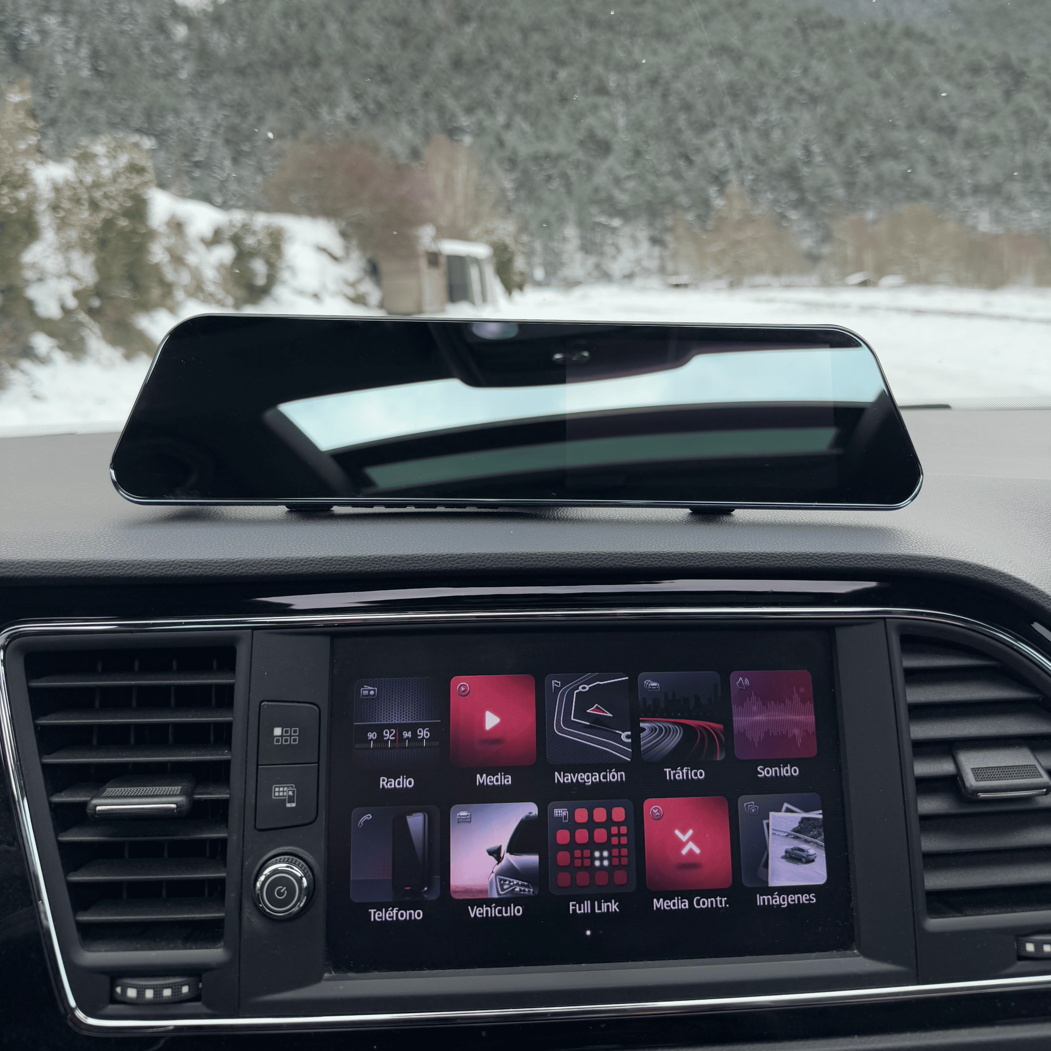 Lustro samochodowe Dashcam