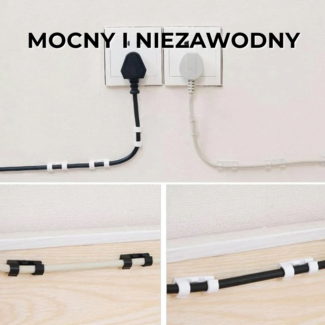 Klipsy do organizera kabli