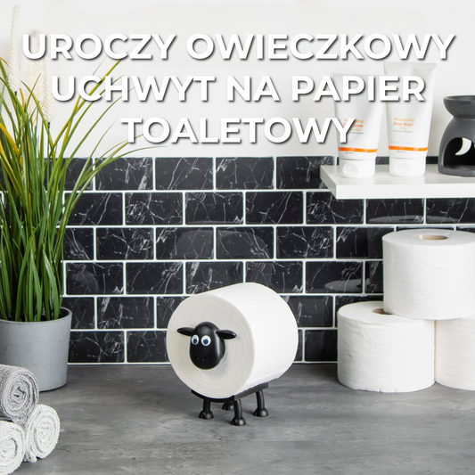 Uroczy Owieczkowy Uchwyt na Papier Toaletowy