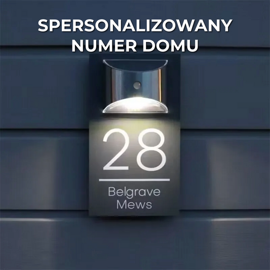 Spersonalizowany numer domu
