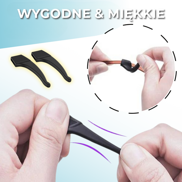 Antypoślizgowe uchwyty do okularów | 1 + 2 GRATIS