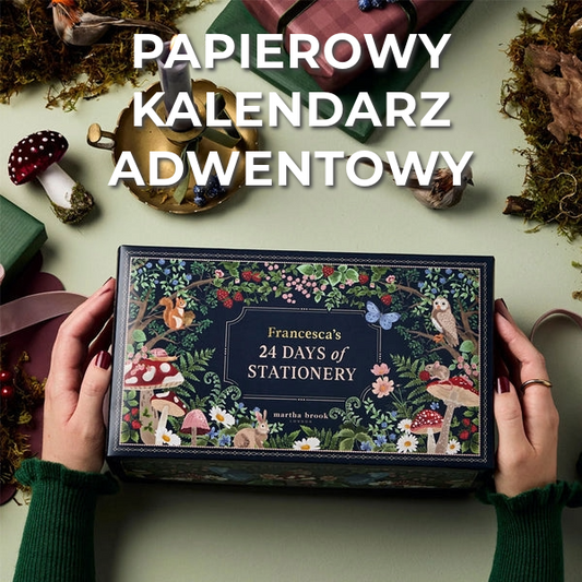 Papierowy kalendarz adwentowy