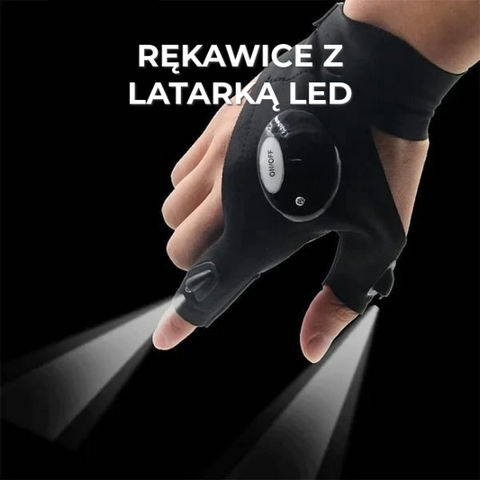 Rękawice z latarką LED