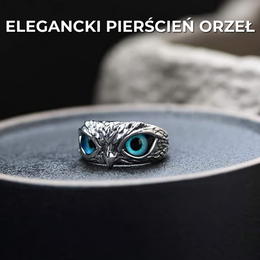 Elegancki Pierścień Orzeł
