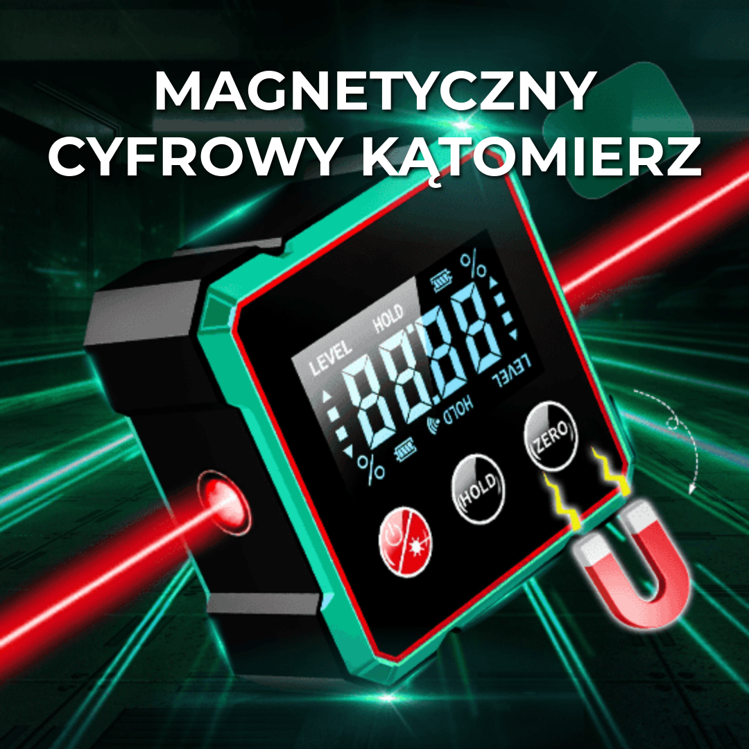 Magnetyczny cyfrowy kątomierz
