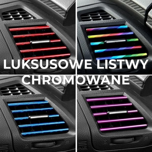 Luksusowe Listwy Chromowane | [10 x 20cm]