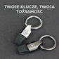 Luksusowy skórzany brelok do kluczyków samochodowych
