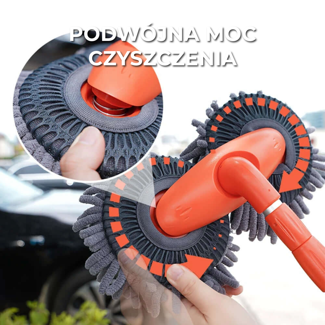 Szczotka do auta z mikrofibry