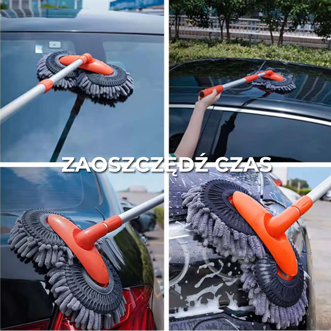 Szczotka do auta z mikrofibry