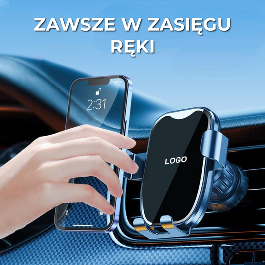 Uchwyt na telefon z luksusowym logo