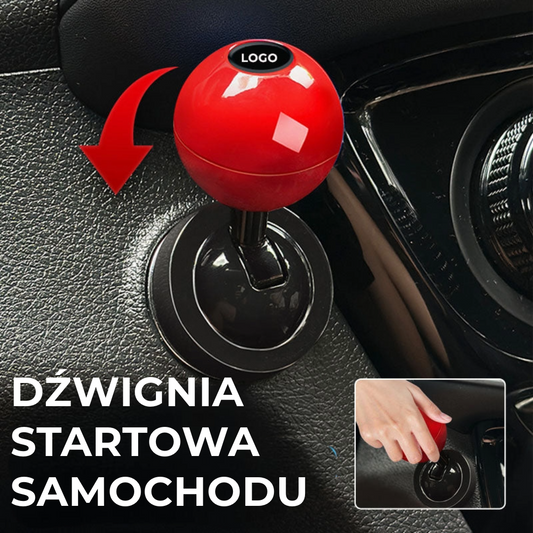 Dźwignia startowa samochodu