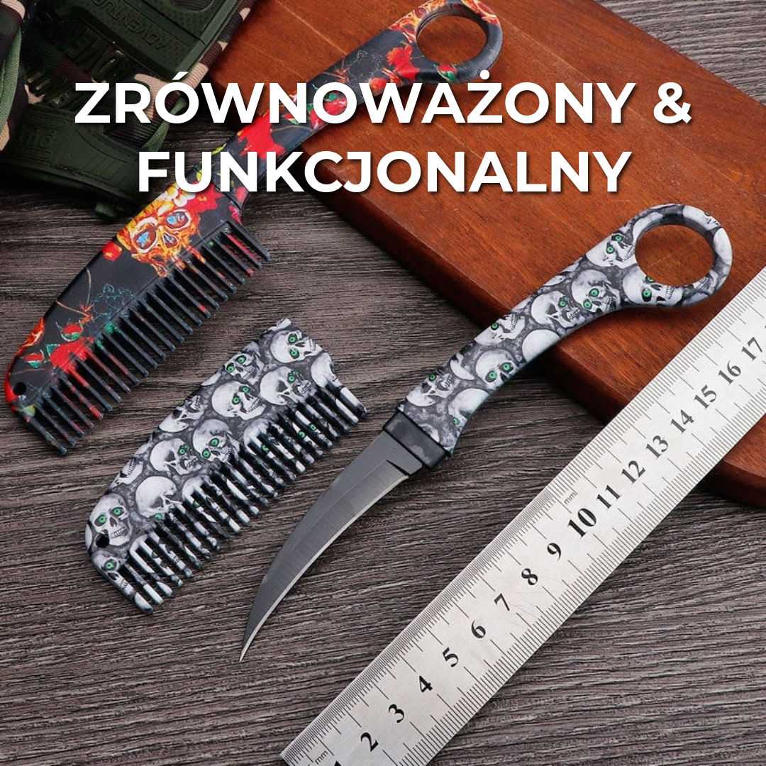 2-w-1 Grzebień z nożem