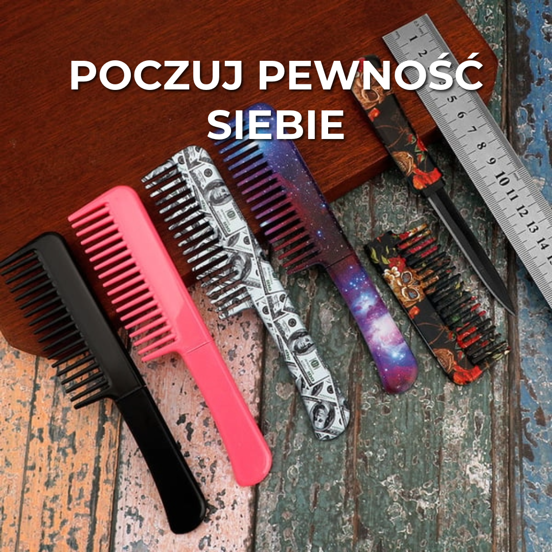 2-w-1 Grzebień z nożem