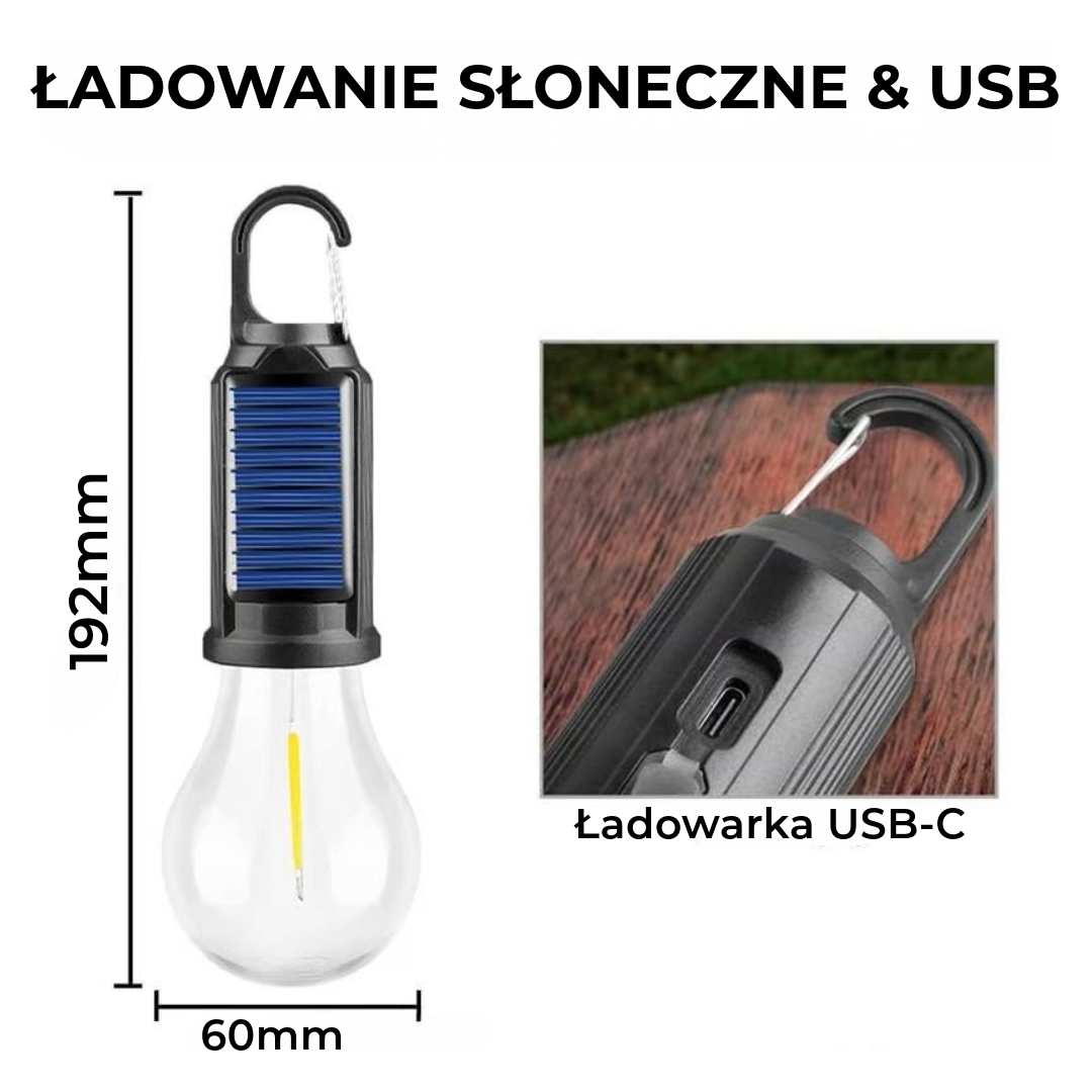 Lampa z Energią Słoneczną