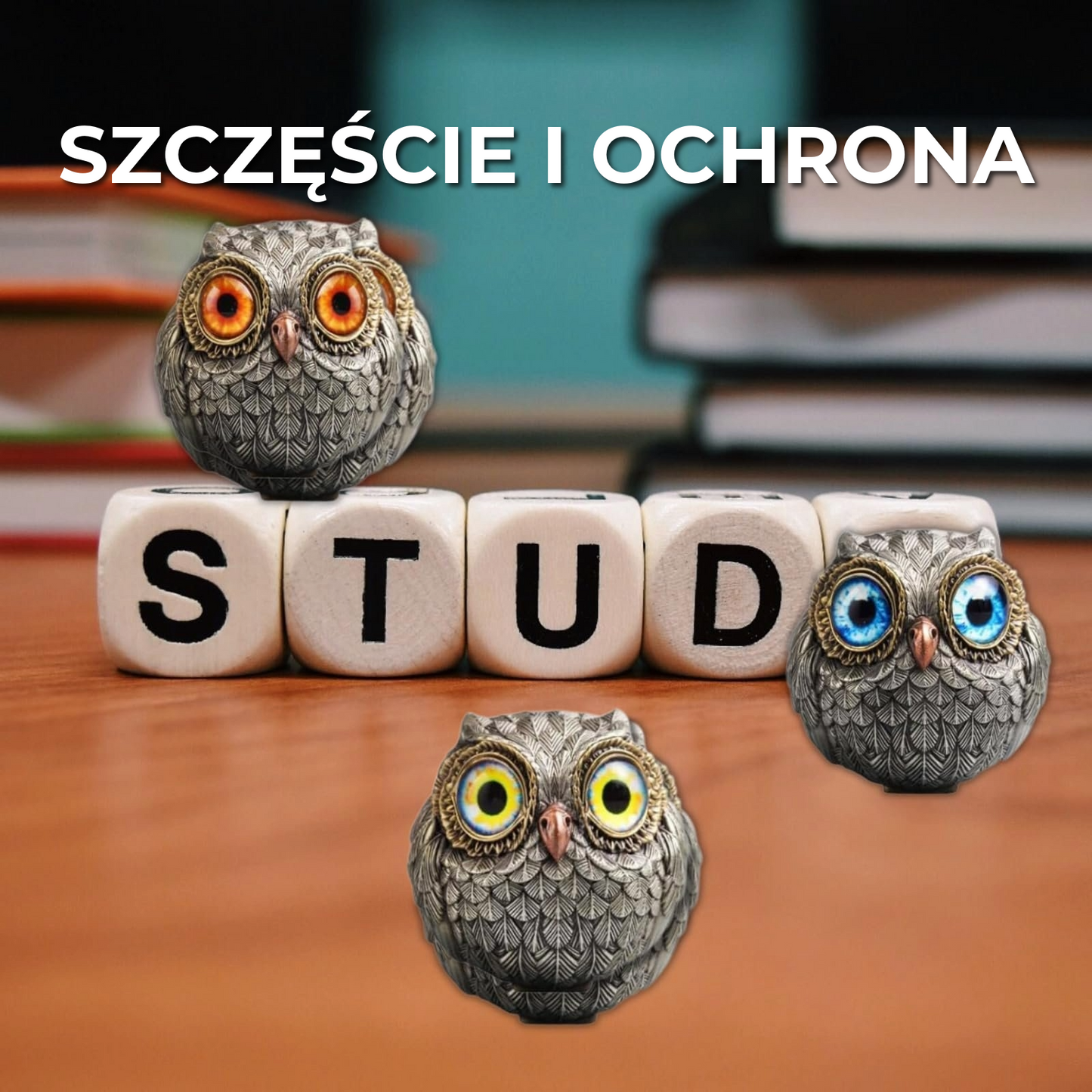 Szczęśliwa Sowa | 3 cm x 3 cm