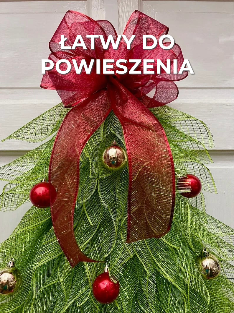 Ręcznie robiona wiązanka choinkowa