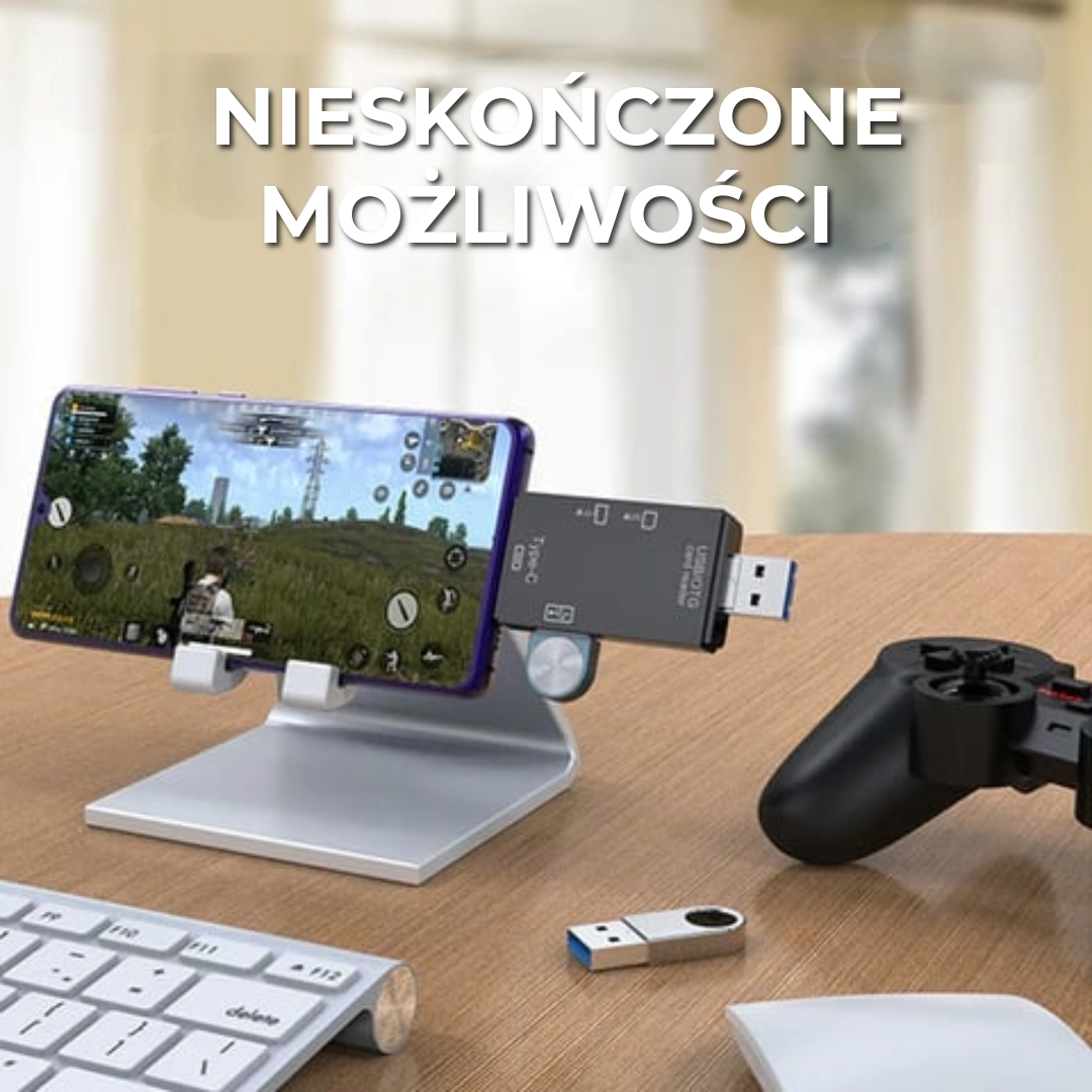 6-w-1 Wielofunkcyjny Czytnik Kart