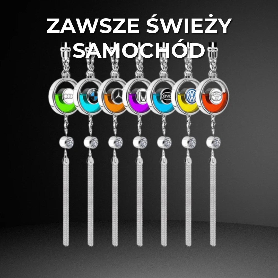 Luksusowy odświeżacz powietrza z logo auta