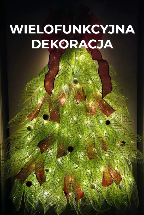 Ręcznie robiona wiązanka choinkowa