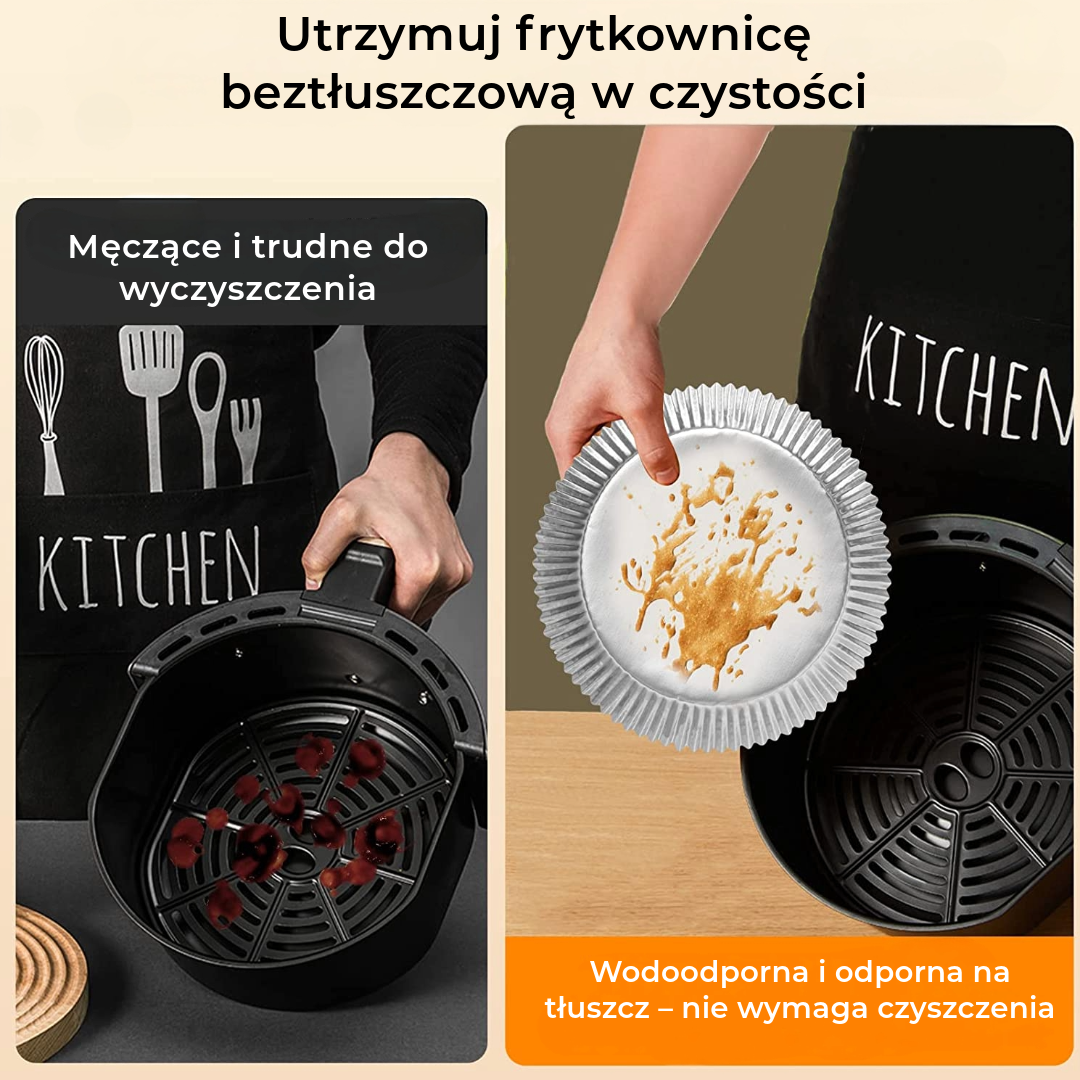 Aluminiowa miska do frytkownicy beztłuszczowej