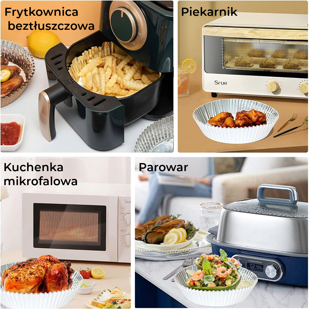Aluminiowa miska do frytkownicy beztłuszczowej