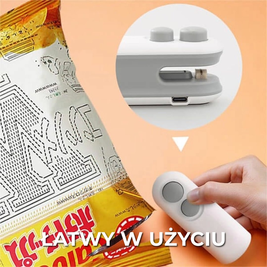 2-w-1 Mini Zgrzewarka do Opakowań